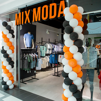 Открытие бутика одежды для мужчин Mix Moda