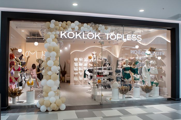 Открытие бутика нижнего белья и купальников Koklok Toples